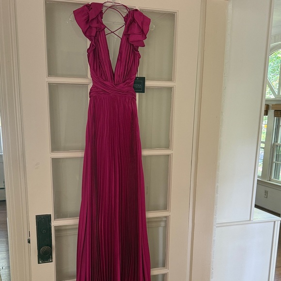 Ieena For Mac Duggal Dresses & Skirts - Mac Duggal Fuchsia Wedding Dress